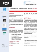 Red Hat System Administration I - RHEL 8: ID RH124 Price 2,835.