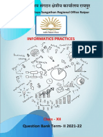 Informatics Practices: Question Bank Term-II 2021-22