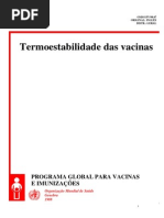 Termoestabilidade Vacinas Oms