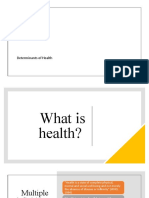 Determinants of Health