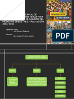 El Plan Nacional de Gestión Del Riesgo de Desastres