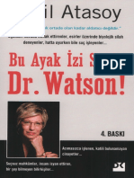 Sevil Atasoy Bu Ayak İzi Senin, DR Watson! Gerçek Suç Öyküleriyle