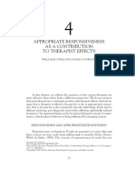 Capítulo4 - Appropriate Responsiveness As A Contribution To Therapist Effects