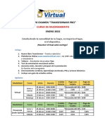 Curso TRANSFORMAR Pro - Enero 2022