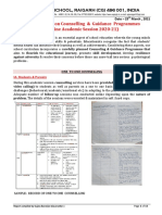 Annual Report On Counselling 2020-2021