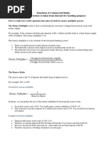 Functions of Commercial Bank