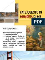 3M - L9 - Fate Questo in Memoria Di Me