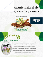 Aromatizante Natural de Vinagre, Vainilla y Canela