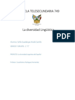 Proyecto Diversidad Linguistica Sofia Alcala