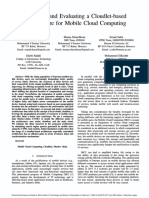 Modeling and Evaluating A Cloudlet-Based Architecture For Mobile Cloud Computing