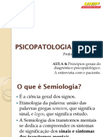 Aula 4 - Diagnóstico em psicopatologia