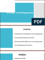 Strategic Cost Management: Chapter - 2