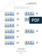 Partitura para El Estudio de Musicograma