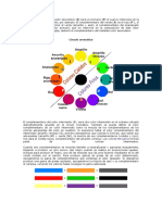 colores complementarios de secundarios e internmedios