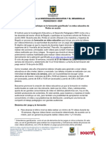 Convocatoria Profes en Acción 2022-1