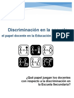 Trabajo de Investigación Discriminación en La Escuela Secundaria