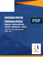 Distribución de Probabilidades: Binomial - Hipergeométrica Poisson - Exponencial - Normal