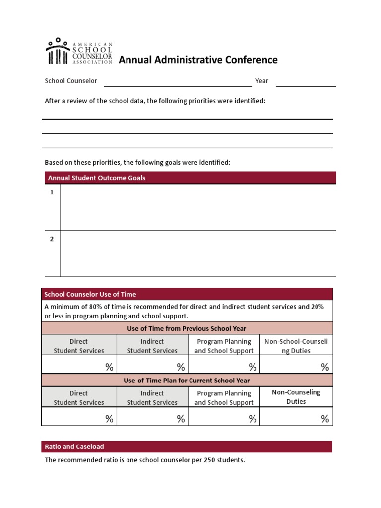 Asca Annual Calendar Example