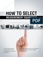 How To Select: Measurement Equipment