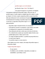 Artículo de Opinión La Importancia Del Periódico Impreso