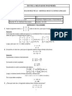 Solucionario 3er. Control - Sistemas de Ecuaciones-2A-COM (Álgebra Lineal, EMI-II-21)