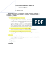 Esquema de Informe Final - CAF III