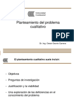 B - Planteamiento Del Problema Cualitativo