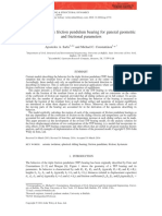 A Model of Triple Friction Pendulum Bearing For General Geometric and Frictional Parameters