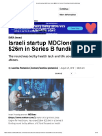 Israeli Startup MDClone Lands $26m in Series B Funding - MobiHealthNews