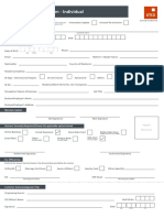 Customer Update Form Individual