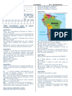 7° Ano - 1° Bimestre - 1 - Geografia