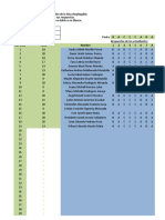 Tabulacion Matematicas