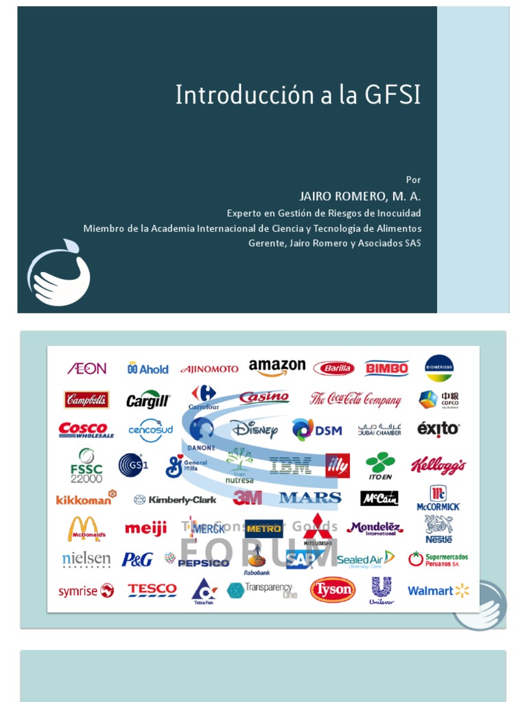 01 Presentación GFSI | PDF | Alimentos | Análisis de Riesgo y Puntos ...