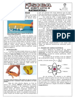 1-Apostila de Eletrostática I (8 Páginas, 25 Questões, Com Gabarito)