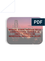 Manual Sobre Riesgos en La Construcción, Daños a La Obra y Pérdida de Beneficios Anticipada(2)