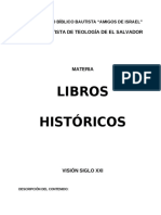 Folleto Libros Históricos