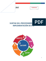 PROCEDIMIENTO DE 5 S