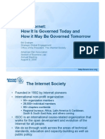 Bill Graham's Presentation on ISOC and Internet governance at the American Bar Association