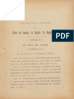Regimento Interno Es. 1892.