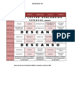 Horario 10º