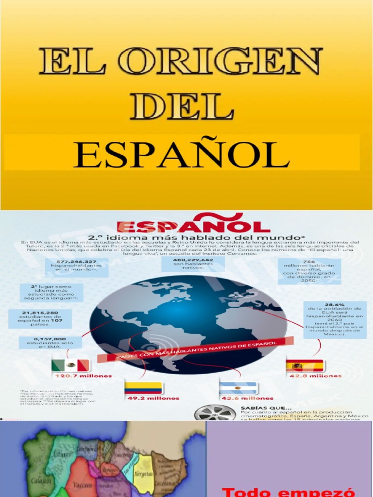 Origen Del Español Grado 8 | PDF