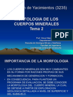 Morfologia de Los Cuerpos Minerales Tema 2