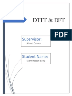 DTFT & DFT: Supervisor