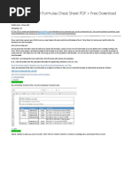 Excel Functions List v1.0