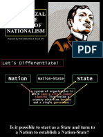 Lesson 3: RIZAL and The Theory of Nationalism: Prepared By: Prof. Abbie Dale A. Goyal, LPT