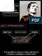 Lesson 3: RIZAL AND THE THEORY OF NATIONALISM