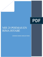 20 poemas en rima Jotabé