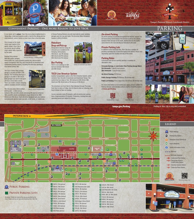 Ybor Parking Brochure Feb 28 PDF Parking Tampa