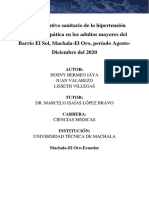 Proyecto Plan Preventivo de Hipertension Arterial Idiopatico