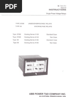 Download Protection Under Voltage Relay by Huget St SN56201922 doc pdf